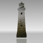 Cast Glass Shower Pull- Lighthouse